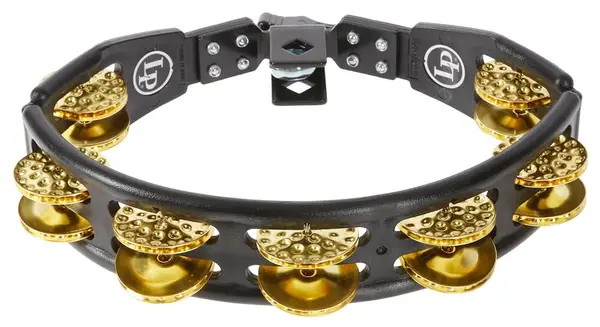Latin Percussion Cyclops Tambourine Dimpled Brass Jingle