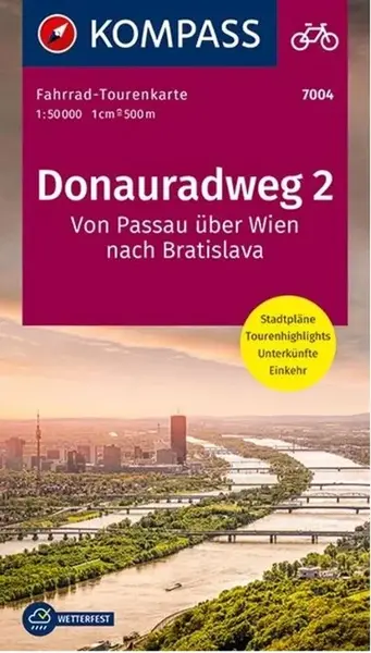 Donauradweg 2, Von Passau über Wien nach Bratislava 7004