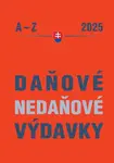 Daňové a nedaňové výdavky 2025