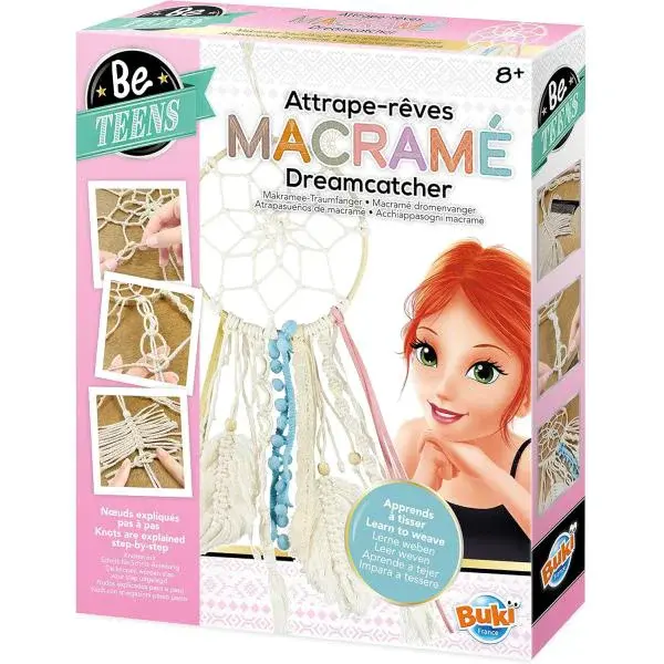 Kreativní sada Macramé Lapač snů - DELUXE