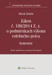 Zákon č. 180/2014 Z. z. o podmienkach výkonu volebného práva