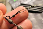Korda obratlík s krúžkom kwik change swivel-veľkosť 11