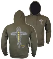 Vass mikina carp rising hoodie khaki - xxl