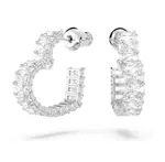 Swarovski Romantické srdiečkové náušnice s čírymi Swarovski zirkónmi Matrix 5653170