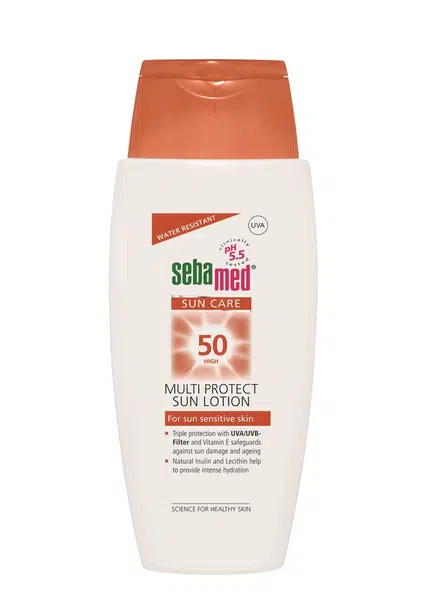 Sebamed Opaľovacie mlieko SPF 50 Sun Care (Multi Protect Sun Lotion) 150 ml