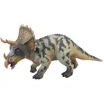 Alltoys Dinosaurus mäkký Tricertops 55 cm zelený