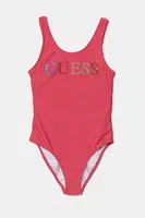 Jednodílné dětské plavky Guess růžová barva, J5GZ01 KCA60