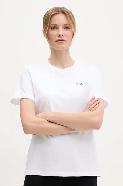 Bavlněné tričko Fila Lignano