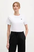 Bavlněné tričko Rossignol TRAYE bílá barva, RLNWY12