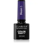 Claresa SoakOff UV/LED Color Neon gelový lak na nehty odstín 6 5 g