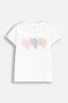 Dětské tričko Coccodrillo bílá barva, EVERYDAY GIRL