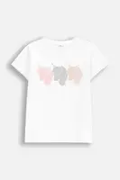 Dětské tričko Coccodrillo bílá barva, EVERYDAY GIRL