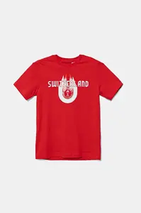 Dětské bavlněné tričko adidas Performance SWITZERLAND