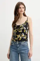 Halenka Versace Jeans Couture dámská, černá barva, vzorovaná, 78HAM236 NS639