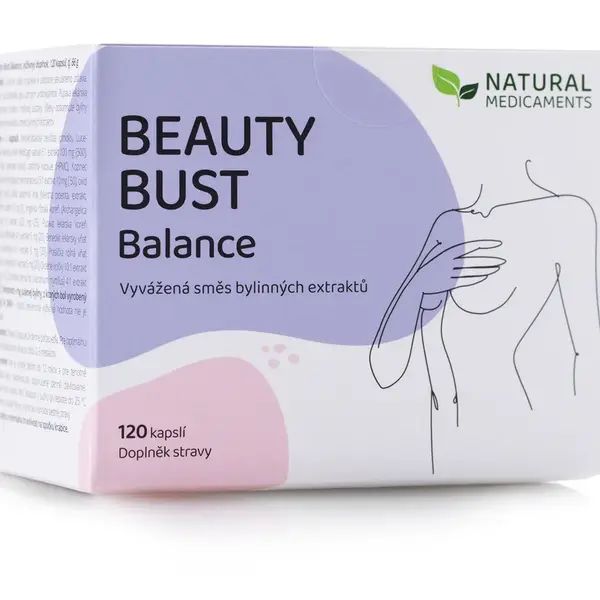 Natural Medicaments Beauty Bust Balance 120 kapslí