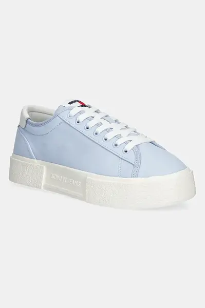 Sneakers boty Tommy Jeans FLATFORM CANVAS SNEAKER