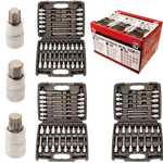 BGS Do it yourself Zástrčné hlavice Imbus, TORX a XZN 1/2", sada 88 dílů
