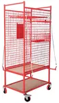 Vozík na přepravu a skladování nářadí a dílů, 2 police, 585x895x1800 mm - Kunzer