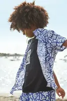 Dětská bavlněná košile Mayoral modrá barva, 6138