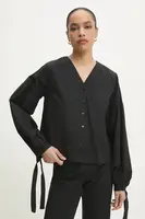 Košile Answear.LAB dámská, černá barva, relaxed