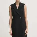 Šaty Dkny černá barva, mini, DD5U1H66
