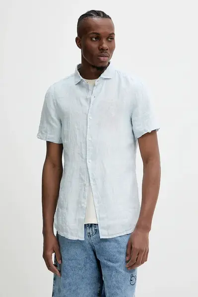 Lněná košile Superdry