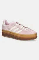 Tenisky adidas Originals Gazelle Bold růžová barva, JQ7777