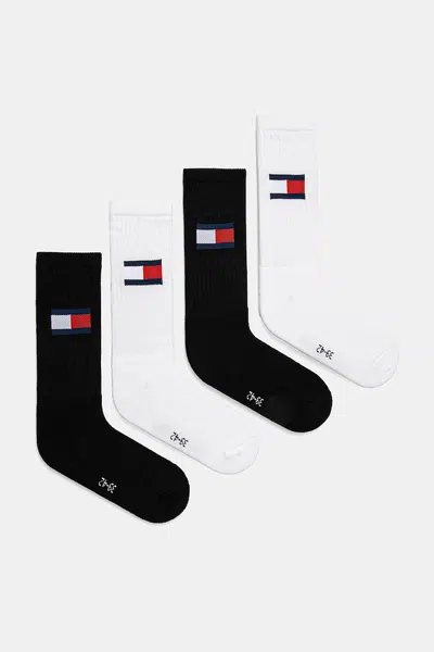 Ponožky Tommy Jeans bílá barva, 701229686