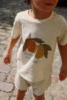 Souprava Konges Sløjd FAMO SET GOTS béžová barva, KS103190