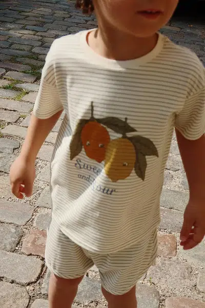 Souprava Konges Sløjd FAMO SET GOTS béžová barva, KS103190
