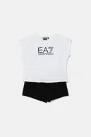 Dětská souprava EA7 Emporio Armani bílá barva, 7G000070 AF12503