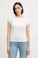 Bavlněné tričko Pedro del Hierro dámské, bílá barva, 4539619