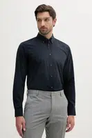 Košile BOSS pánská, tmavomodrá barva, regular, s límečkem button-down, 50539917