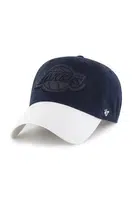 Bavlněná baseballová čepice 47 brand NBA Los Angeles Lakers '47 x Tommy Hilfiger tmavomodrá barva, s aplikací, KCO-THCCU174GWL-NY