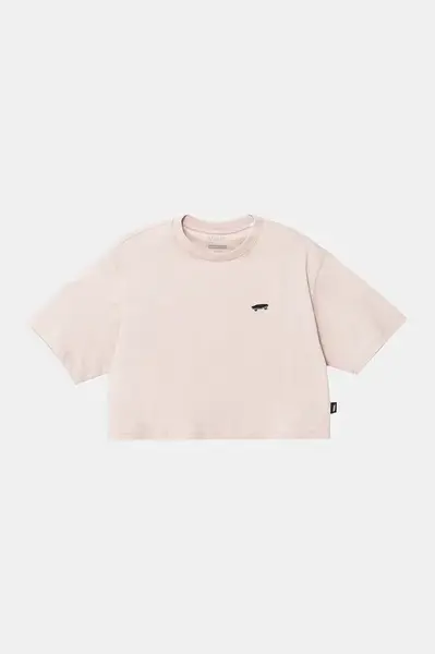 Dětské bavlněné tričko Vans SALTON RELAX CROP