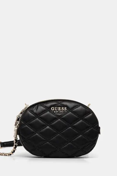 Kabelka Guess TAMSIN černá barva, HWQG96 32120