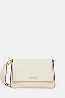 Kožená kabelka MICHAEL Michael Kors NESSA béžová barva, 30T5G8ZM1L