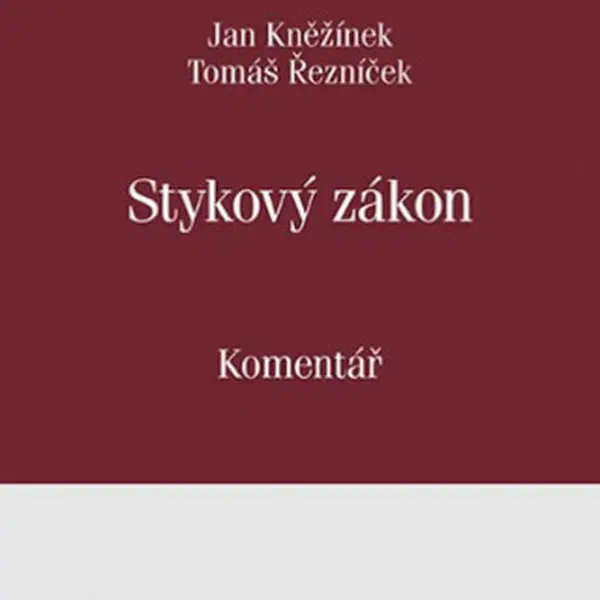 Stykový zákon (č. 300/2017 Sb.). Komentář - Jan Kněžínek