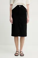 Sukně Filippa K černá barva, midi, 31389