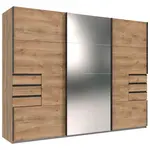 MID.YOU SKŘÍŇ S POSUVNÝMI DVEŘMI, čiré, barvy dubu, 270/208/64 cm