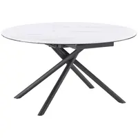 MID.YOU JÍDELNÍ STŮL, černá, bílá, 90-140/140/76 cm