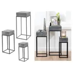 SCHODY NA KVĚTINY, kámen, kov, 30/70/30 cm