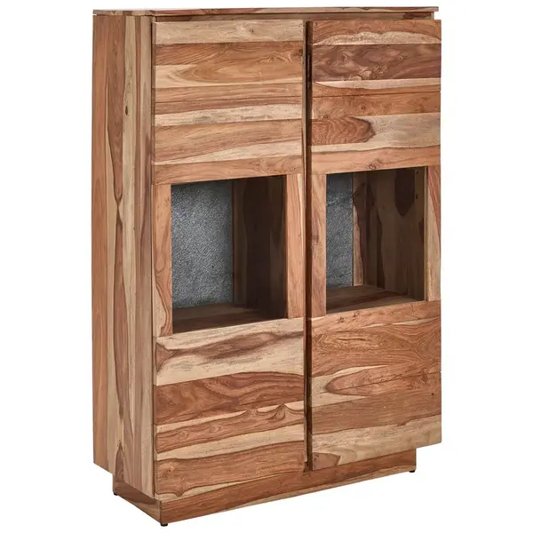 Livetastic VYSOKÁ KOMODA, akácie, sheesham, přírodní barvy, 99/146/41 cm