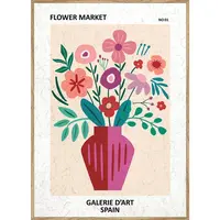 Monee TIŠTĚNÉ OBRAZY NA PLÁTNĚ, květiny, 51,2/71,2 cm