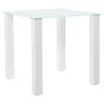 MID.YOU JÍDELNÍ STŮL, bílá, 80/80/76 cm