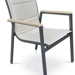 AUTRONIC zahradní židle AZC-S1110 BK béžová