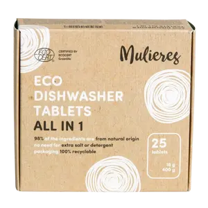 MULIERES Tablety do myčky BIO 25 ks