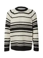 WEEKDAY Sveter  nebielená / čierna