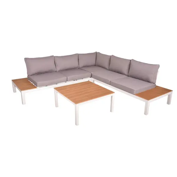 Gardenson TERASOVÁ SEDACÍ SOUPRAVA 4dílné, textil, plast, kov