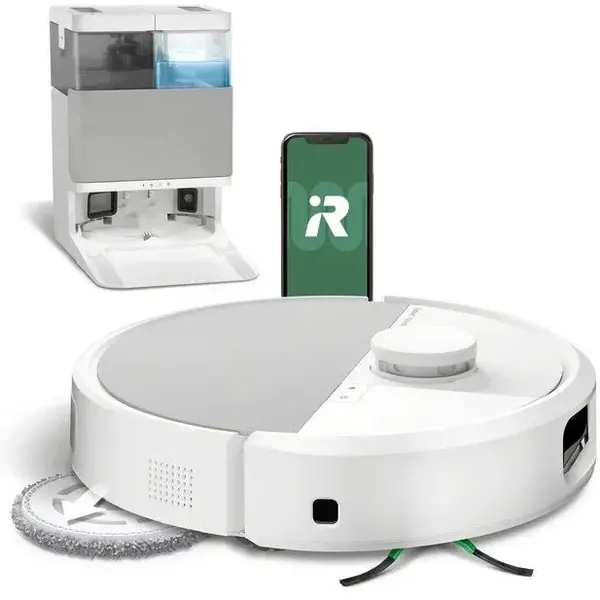 iRobot Roomba Plus 505 Combo + AutoWash dock - white - Nový, pouze rozbaleno - Robotický vysavač s mopem
